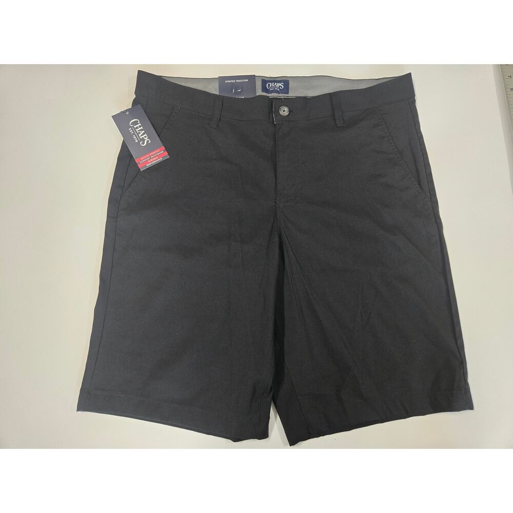 NWT Chaps Performance Shorts Gray Mens 34 Stretch Golf Casual